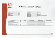 Сертификат центра Успех на Adobe Software