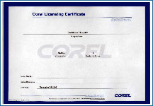 Сертификат центра Успех на программные продукты Corel