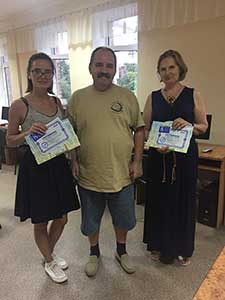 Выпускники курса Программирование и администрирование в 1С с преподавателем Бастуном Вадимом в Киеве. Учебный центр Успех