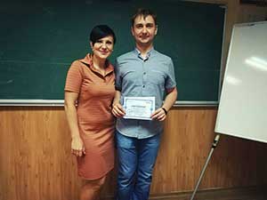Выпускники курса Риторика - ораторское искусство с преподавателем Калининой Анной в Киеве. Учебный центр Успех