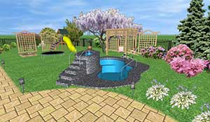 Работы выпускников курса Компьютерная ландшафтная визуализация в Realtime Landscaping Architect учебного центра Успех